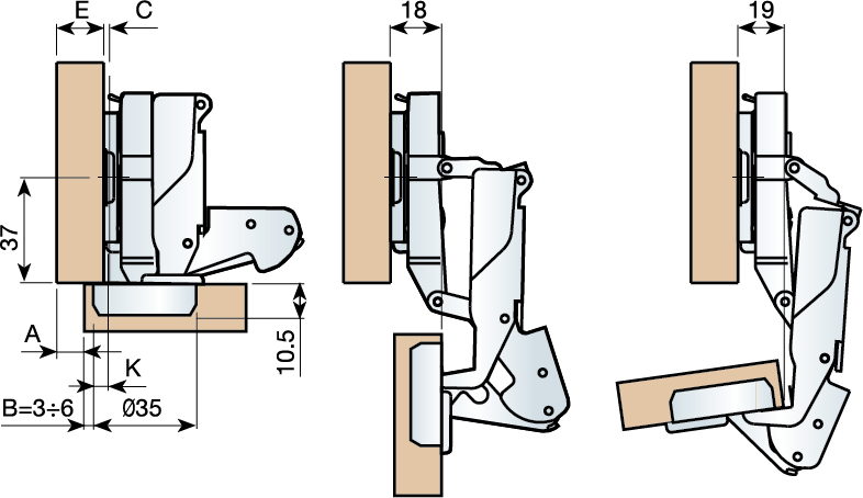 Mesuco 143 half overlay 175 degree technical diagram