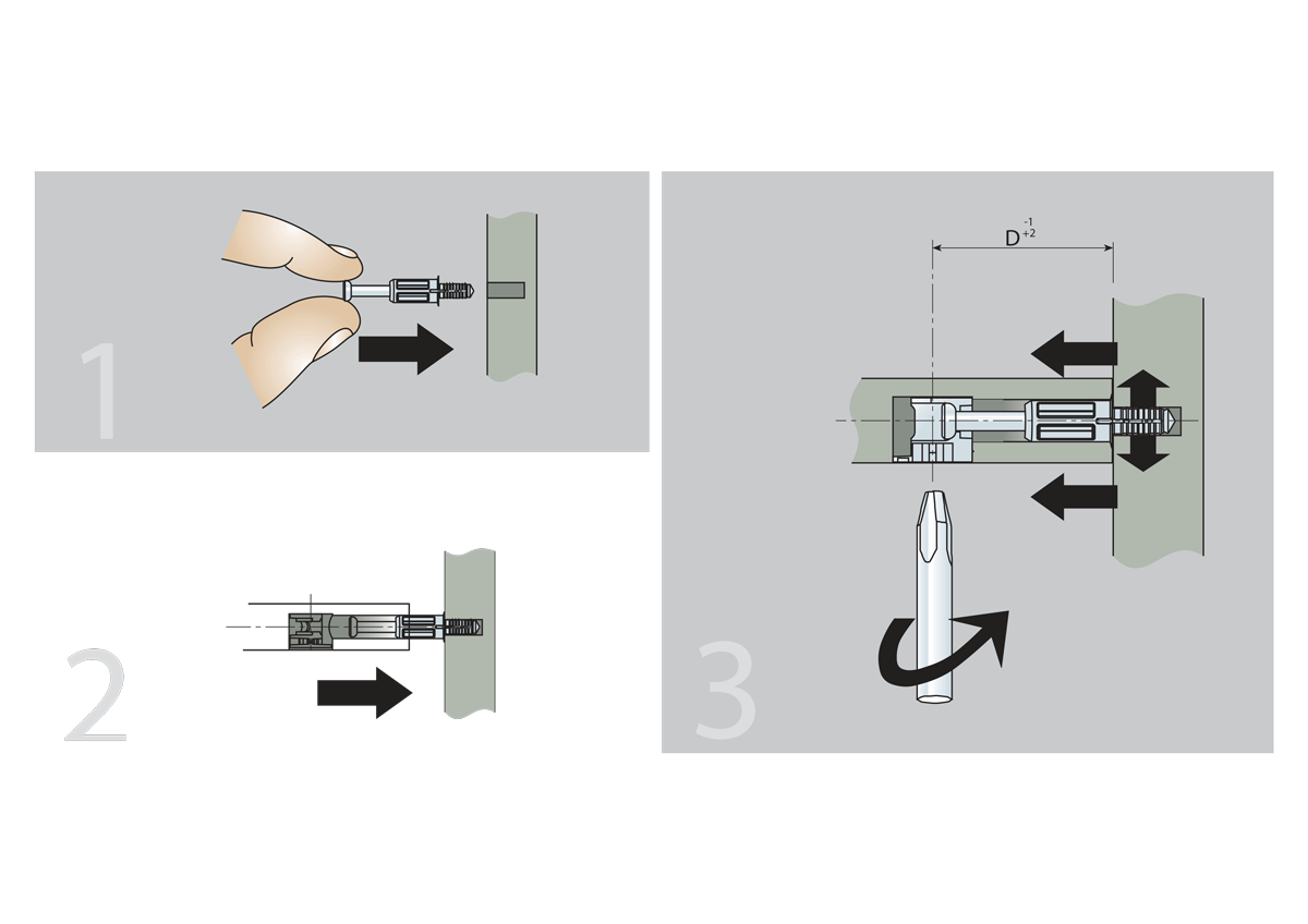 Self expanding bolt assembly instructions