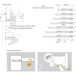 Technical info and drilling instruction for soft closing slide