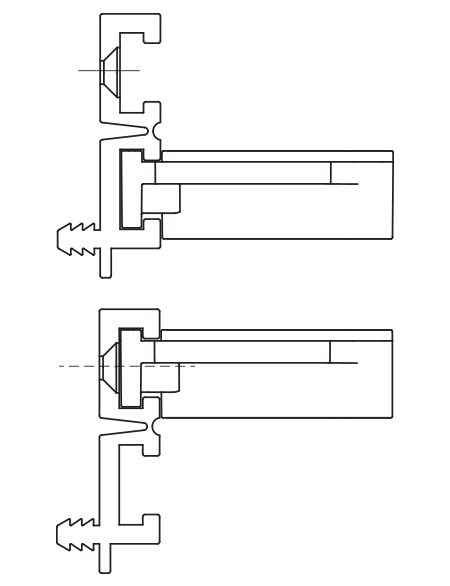 Screw in base