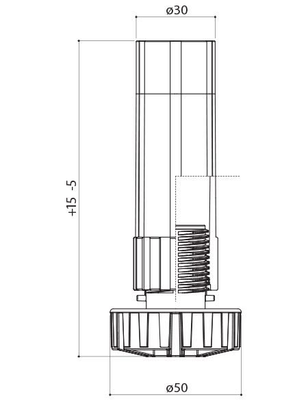 Unionplast adjustable leg